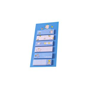 LD-A79 Sticky Note 6 Baris 120 Lembar Karakter Lucu / Kertas Memo Pembatas Buku Perlengkapan Sekolah / Sticky Notes Tempelan Lucu / 120 Sheets Korean Office Cute Note Import
