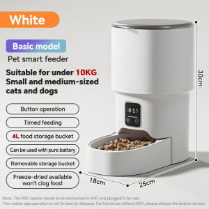Smart Pet Feeder WiFi APP Camera Automatic Cat Food Dog Food Dispenser Smart Cat Dog Pet Dry Food Bowl