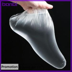 banbi 100PCS bag Transparent Disposable Foot Bags Detox SPA Covers Pedicure Prevent Infection Remove Chapped Bath Wipe Foot Care Tools