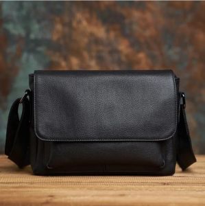 Tas selempang messenger pria kulit aslii garut