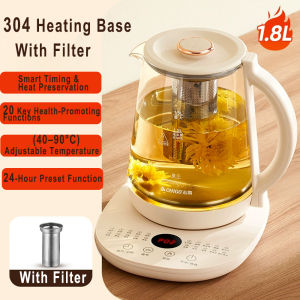 (SG STOCK) 1.8L Electric Kettle Health Tea Kettle Office Household Multifunctional Electric Kettle Steaming Eggs Omelette Cooking Tea Boiling Water