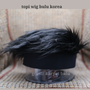 Topi Wig Bulu Korea lembut Bandana Rambut All Size