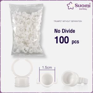 Suomi 100pcs Tattoo Ink Cups Disposable Permanent Makeup Eyebrow Lip Tattoo Pigments Holder