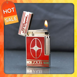 Hộp Quẹt Bật Lửa Dupont Gas Đá D74T Họa Tiết Sơn Mài Độc Lạ - Dùng Gas Đá Cao Cấp (KHÔNG CHỨA XĂNG GAS)