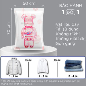 Túi chứa quần áo chăn gối có hút chân không túi du lịch - Đa năng tiện dụng (Giá Sỉ - loại siêu dày)