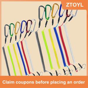 【ZTOYL】 Dây thép leo núi Khóa chống mất dây luya Kìm câu cá cần câu dây