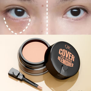 QIC Waterproof & Sweatproof Concealer Cream - Tattoo coverage Long-Lasting Foundation NaturalFull coverage All Skin Types