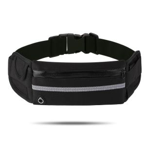 [COD] Waterproof Running Waist Belt Bag Reflective Sport Fanny Pack for Men and Women