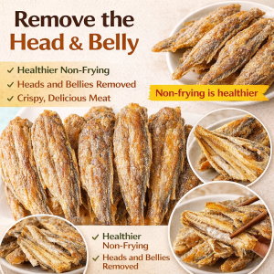 Crispy Deep-Sea Yellow Croaker High-Protein Ready-To-Eat Deep-Sea Fish Crisps Dried Small Yellow Fish Spicy Crunchy