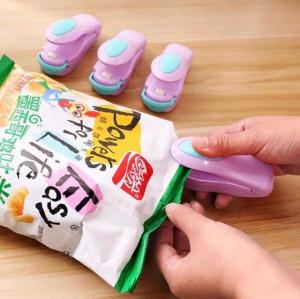 Perekat Plastik Food Sealer Hand Mini Sealing Makanan Minuman Bungkus Jajanan Snack Tanpa