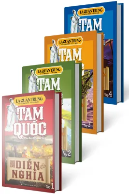 Sách - Tam Quốc Diễn Nghĩa Trọn Bộ 4 Tập (Bìa cứng)