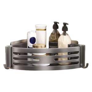 Hợp kim nhôm Kệ góc phòng tắm không khoan vòi hoa sen góc Kệ tổ chức cho phòng tắm vanity ký túc xá và nhà bếp