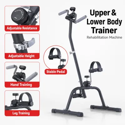 【TOP Sellers】Elderly Exercise Bike Rehabilitation Exercise Bike for Upper and Lower Limbs Home Training Equipment Indoor Fitness Exercise Bike Arm and Leg Rehabilitation Training equipment Rehabilitation Bicycle