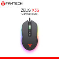 Fantech Gaming Mouse Zeus X5s with Gaming Optical Sensor, 1000Hz Polling Rate, Aluminum Roller. 