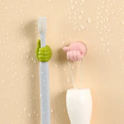 COMBO 10 CÁI Móc Treo Tường Giá Đỡ Dây Cáp Sáng Tạo Cho Phòng Tắm/ Ô tô/ Văn Phòng Có Keo Dán Mặt Sau Hình Bàn Tay Nhỏ