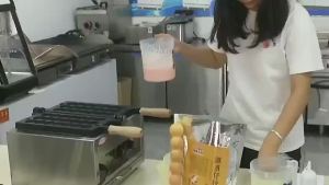 Electric Tanghulu Skewer Cake Maker Commercial Stick Egg Cake Baking Machine for Street Food Snack Business