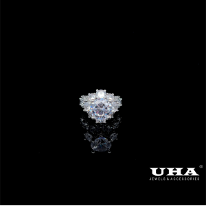 N1325 Nhẫn nữ đính đá Cz cao cấp sáng lấp lánh UHA