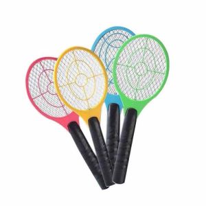 Rechargeable electric mosquito swatter suitable for indoor and outdoor pest control