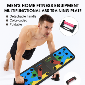 12 in 1 Foldable Push Up Board Multifunctional Training Plate For Chest Abdomen Arms And Back Training Body Building