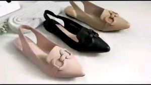 Sepatu flat shoes wanita tali belakang SIMONCELLI
