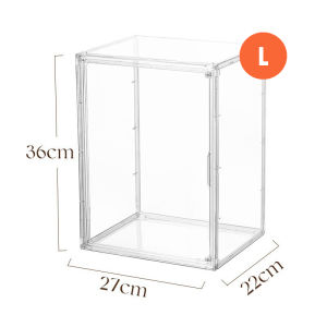 🇸🇬 Full Acrylic Big Display Box / Popmart Figurine Labubu Molly Storage Box / Lego Organizer Case / Showcase / Popmart Display Box