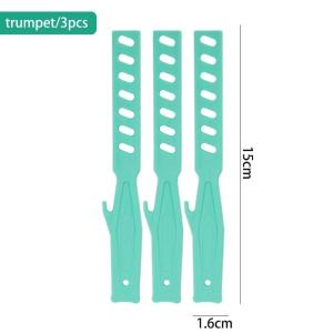 3Pcs Stirring Rod Stick for Paint Reusable Portable Tool Manual Mixing Paint Bucket Handheld Plastic Rods Home Finishing Tools