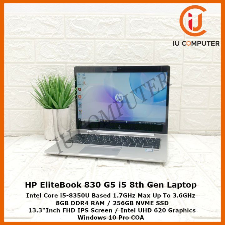 HP ELITEBOOK 830 G5 TOUCHSCREEN INTEL CORE I5-8350U 8GB RAM 256GB NVME ...