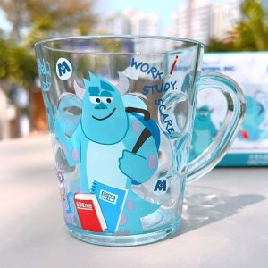 ✅พร้อมส่งในไทย✅แก้วน้ำ แก้วน้ำพลาสติกลายดิสนีย์ Disney แก้วน้ำดื่มจุ 300 ml มีหูจับ.(ลายหน้า-หลัง)