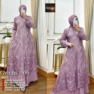 Dress jumbo Gwens #06/dress wanita Busui/Dress pesta kondangan/baju wanita murah/Gamis jumbo LD 110/dress terkini 2024
