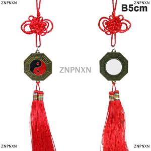 [COD] ZNPNXN Chinese Feng Shui Mirror Yin Yang Bagua Mirror with Chinese Knot Hanging Decor