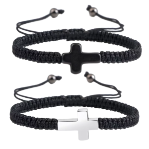 Multiuse Pet Crossed Bracelet Fashion Wrist Accessory Symbolizing Love and Loss for Various Occasion Pet Keepsakes