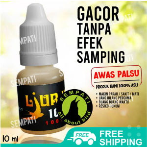 SEMPATI Liur Walet Vitamin Alami Suara Kicau Burung Lovebird Murai Dll Sumber Energi Jaga Daya Tahan Tubuh Burung Tingkatkan Suara Burung Gacor Melengking Kicau Makin Aktif