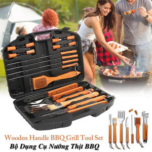 Bộ Dụng Cụ Nướng Thịt BBQ ToolBox 19 Món - WorldMart