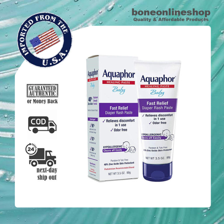 Aquaphor Baby Diaper Rash Paste - Fast Relief For Troublesome Diaper ...