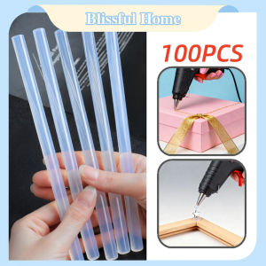 100pcs Hot Glue Sticks Multipurpose Transparent High Adhesive Craft Glue RodsFor Art Craft DIY and Most Gluing Projects
