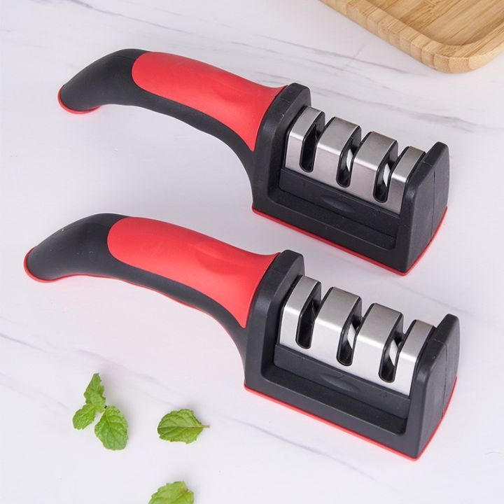 Expertly Sharpen All Your Knives With This 3 Stage Manual Sharpener ...