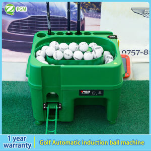 Golf Automatic induction ball machine PGM JQ017 multifunction infrared induction golf ball dispenser with golf club holder