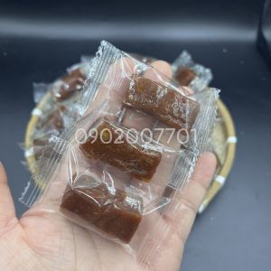 Kẹo chuối tươi dừa non thơm béo - đồ ăn vặt