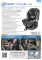 Chicco Nextfit Max Zip Air Car Seat คาร์ซีท เด็กทารก แรกเกิด รับน้ำหนัก 29กก. 3Dระบายอากาศ ที่นั้งกว้าง Isofix มีซิป. 