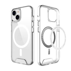 Ốp lưng Iphone hỗ trợ sạc không dây từ tính P82 KOLEAD trong suốt chống va đập cho Iphone