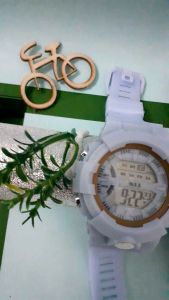 jam tangan cewek digital karet murah warna cantik