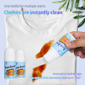LKB Portable Detergent (50ml) Emergency Cloth Stain Oil Remover Roll Ball Clothes Cleaning PEMBERSIH PAKAIAN MINYAK