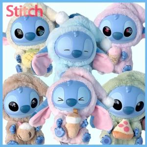 New Lilo & Stitch Eat Something Before Sleep Series Plush Blind Box Vinyl Toys Cute Doll Mystery Box Bag Pendant Decor Gift