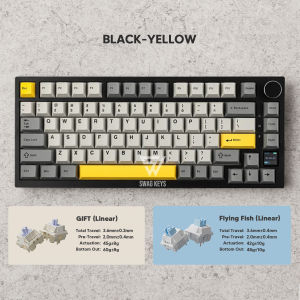 【SG】 Epomaker Ajazz AK820 Pro 75% Tri mode  Wireless Mechanical Gaming Keyboard RGB Gasket Thocky