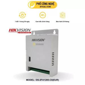 Nguồn tổng 12V camera Hikvision DS-2FA1205-C8(EUR) 8 ngõ ra