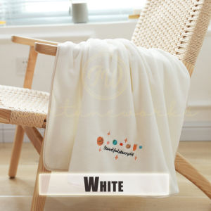 FORTUNEWORKS Quick Dry High Absorbency Coral Fleece Bath Towel (Suitable for Baby Skin)