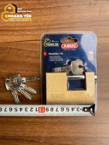 Khóa ABUS 82/90 Khoá chống cắt cầu ngang bằng đồng 4 chìa vi tính