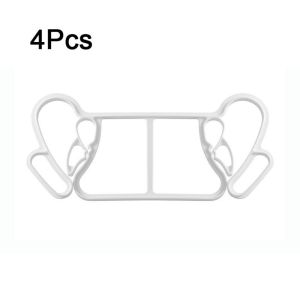 SDFBN 4Pcs Plastic Quilt Hanging Bracket Windproof White Ventilated Bracket Set Durable Anti-slip Comforter Drying Clips for Home