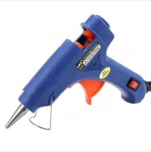 Hot Melt Glue Stick（7mm*19cm）/Glue Gun（20W 110-240V）For DIY Craft Work Repair