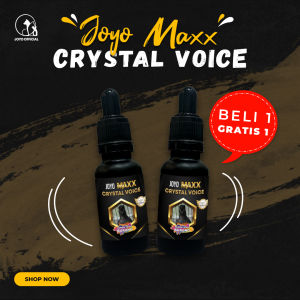 BELI 1 GRATIS 1 | VITAMIN BURUNG SUARA JERNIH | SUARA KRISTAL |SUARA MERDU | MAXX CRISTAL VOICE 20 ML